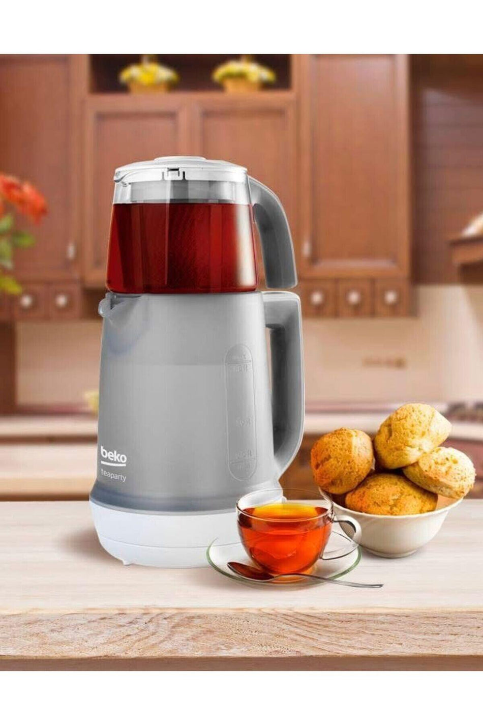Beko 2211 Tea Party Tea Maker - Glass Teapot - MALLTURK