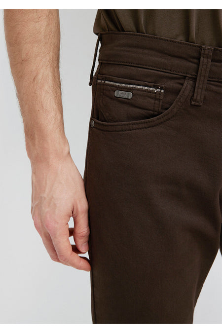 Mavi Black Dark Green Gabardine Trousers 0042290685 - MALLTURK