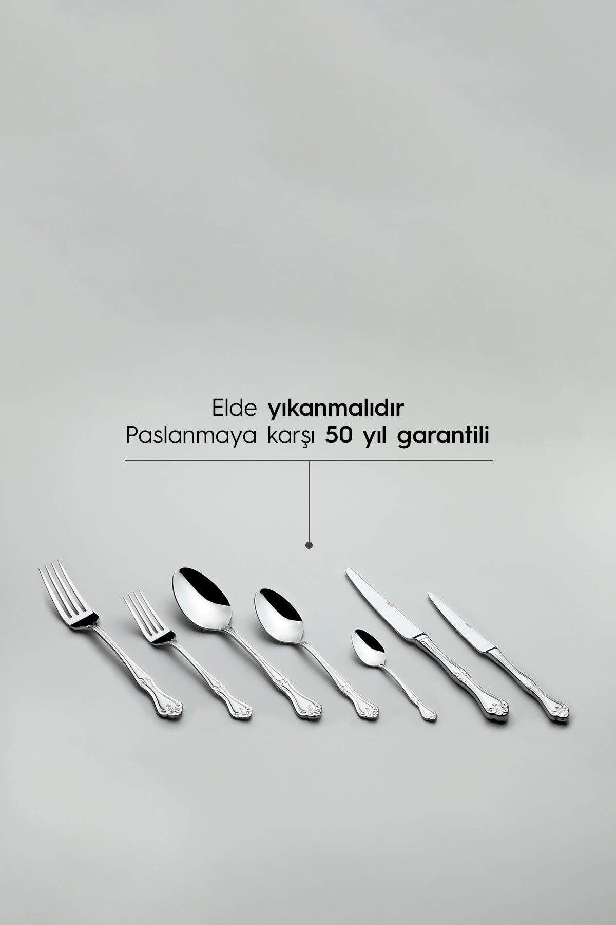 Nehir lalezar Satin 12 Place Setting 84 Piece deri Boxed Flatware Set - MALLTURK