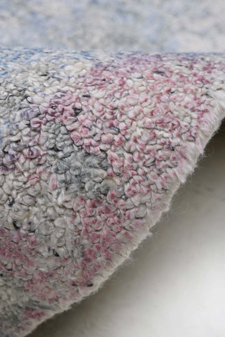 Naar Hali Erase KC 133 Multicolored Modern Handwoven Bamboo Living Room Rug - MALLTURK