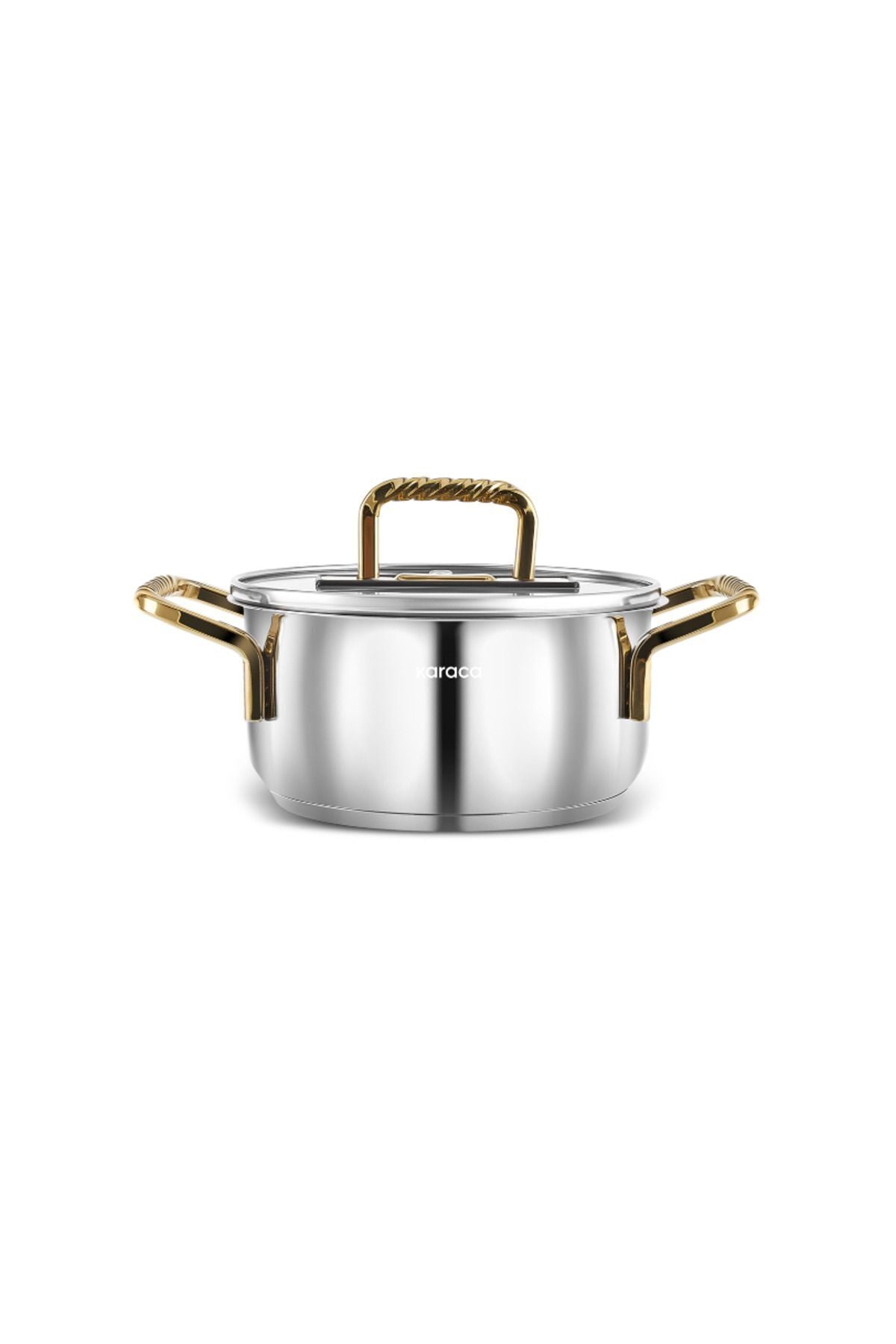 Karaca Macka Induction Compatible Pot Altin - MALLTURK