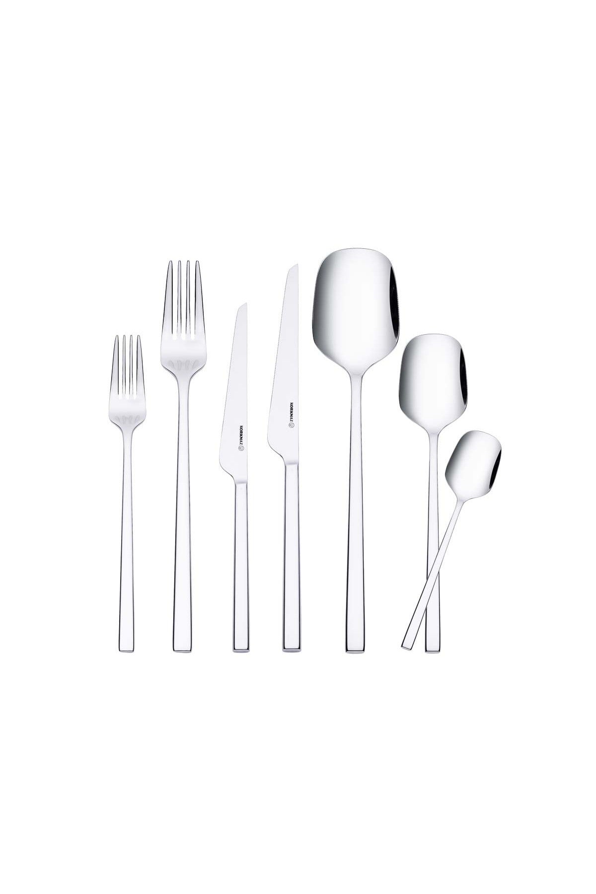 KORKMAZ gala 84 Piece Flatware Set a2143 - MALLTURK