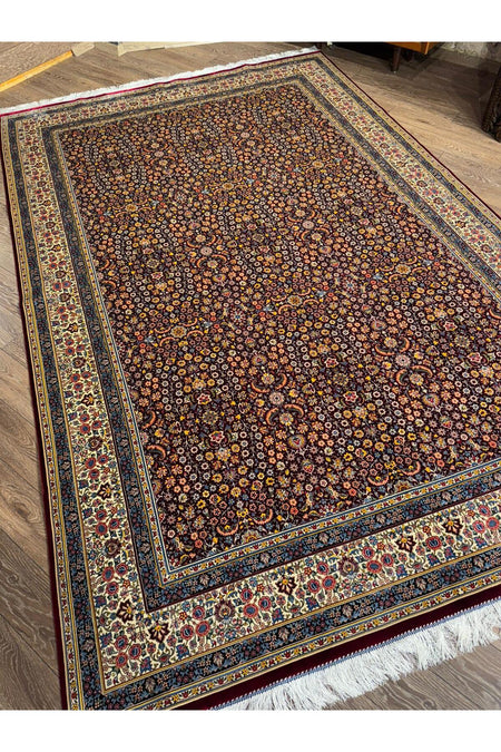 Rustikev Iranian Silk Hereke Rug - MALLTURK
