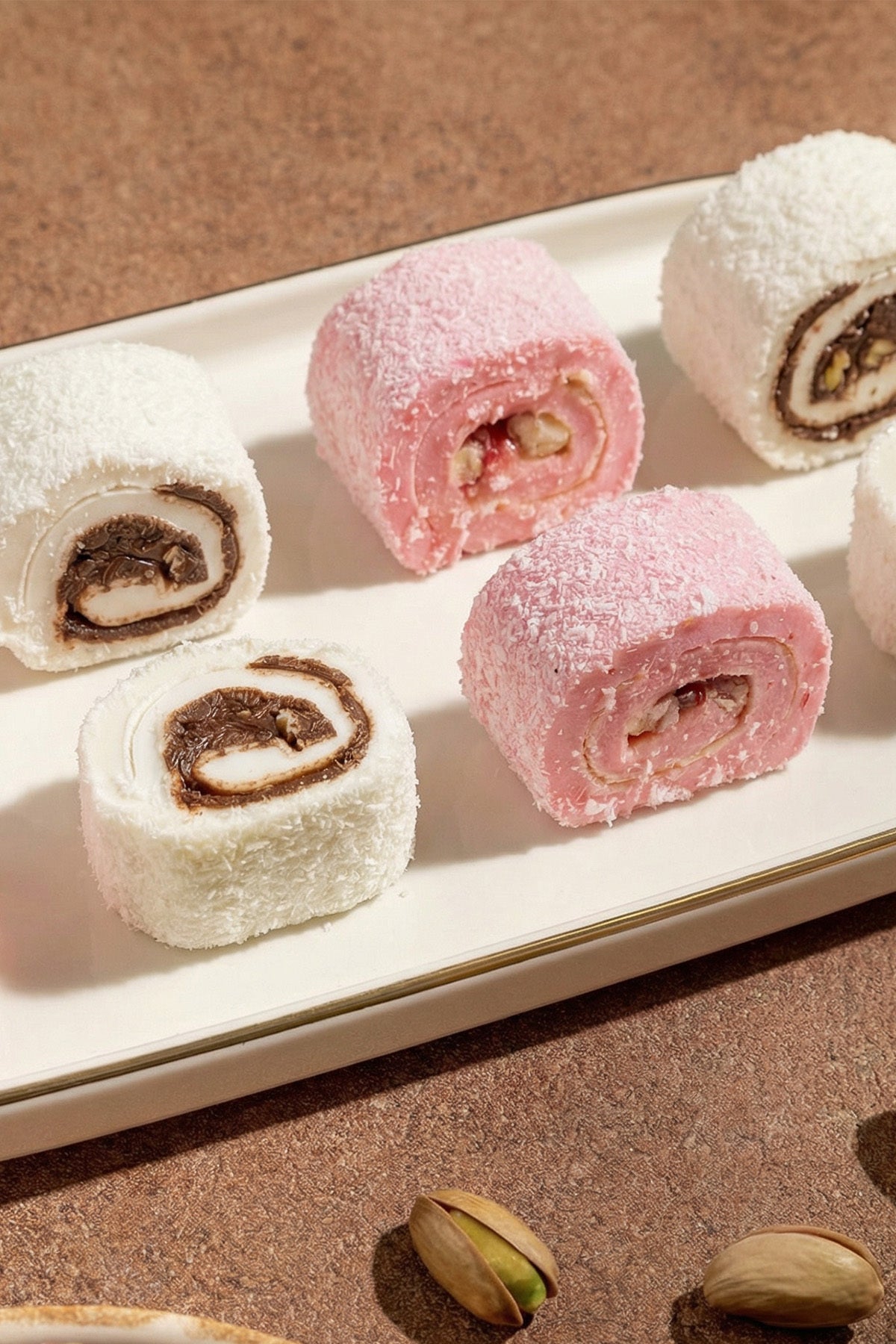 Vassav frambuazli Sultan Style Turkish Delight 500gr - MALLTURK