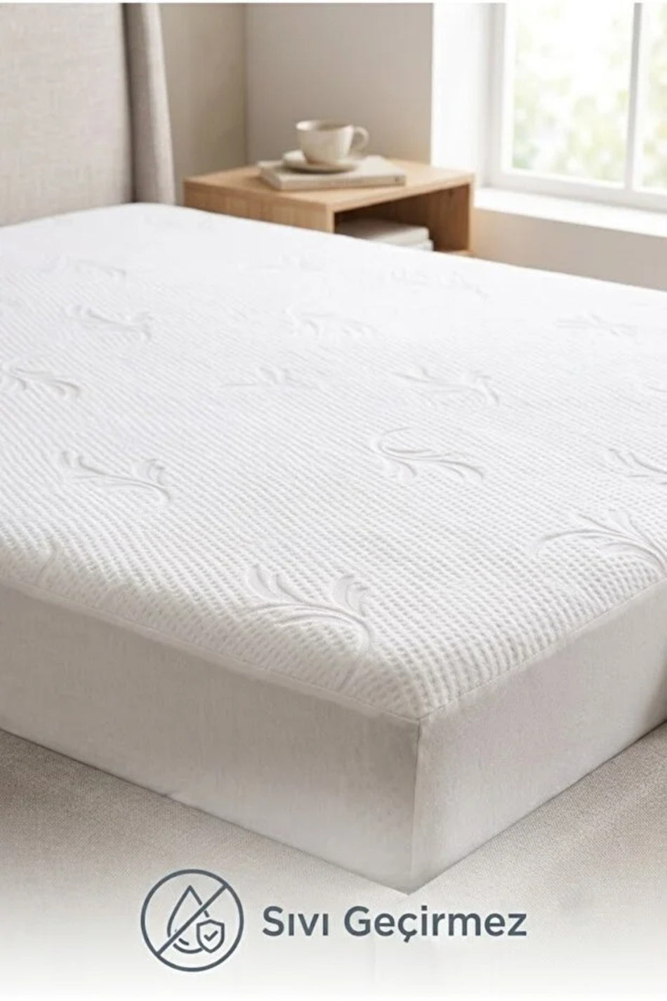 cacao home Waterproof Bamboo Fitted Mattress Protector - MALLTURK