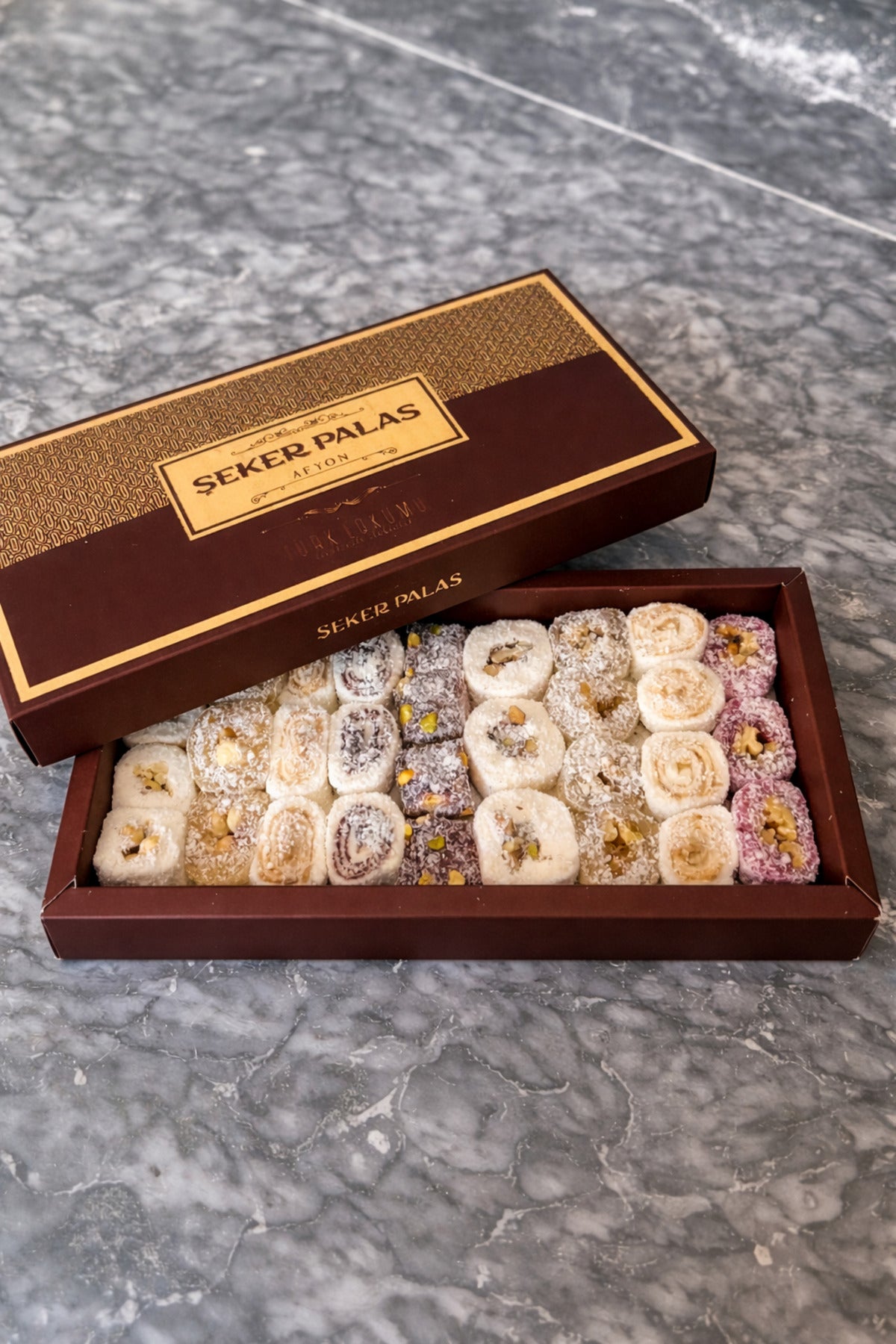 SEKER palas Afyon Style Afyon Style Assorted Turkish Delight 1kg - MALLTURK