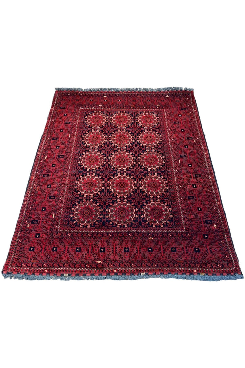 SIRVAN Rug Hand-Woven Afghan Rug - 199x150 - MALLTURK