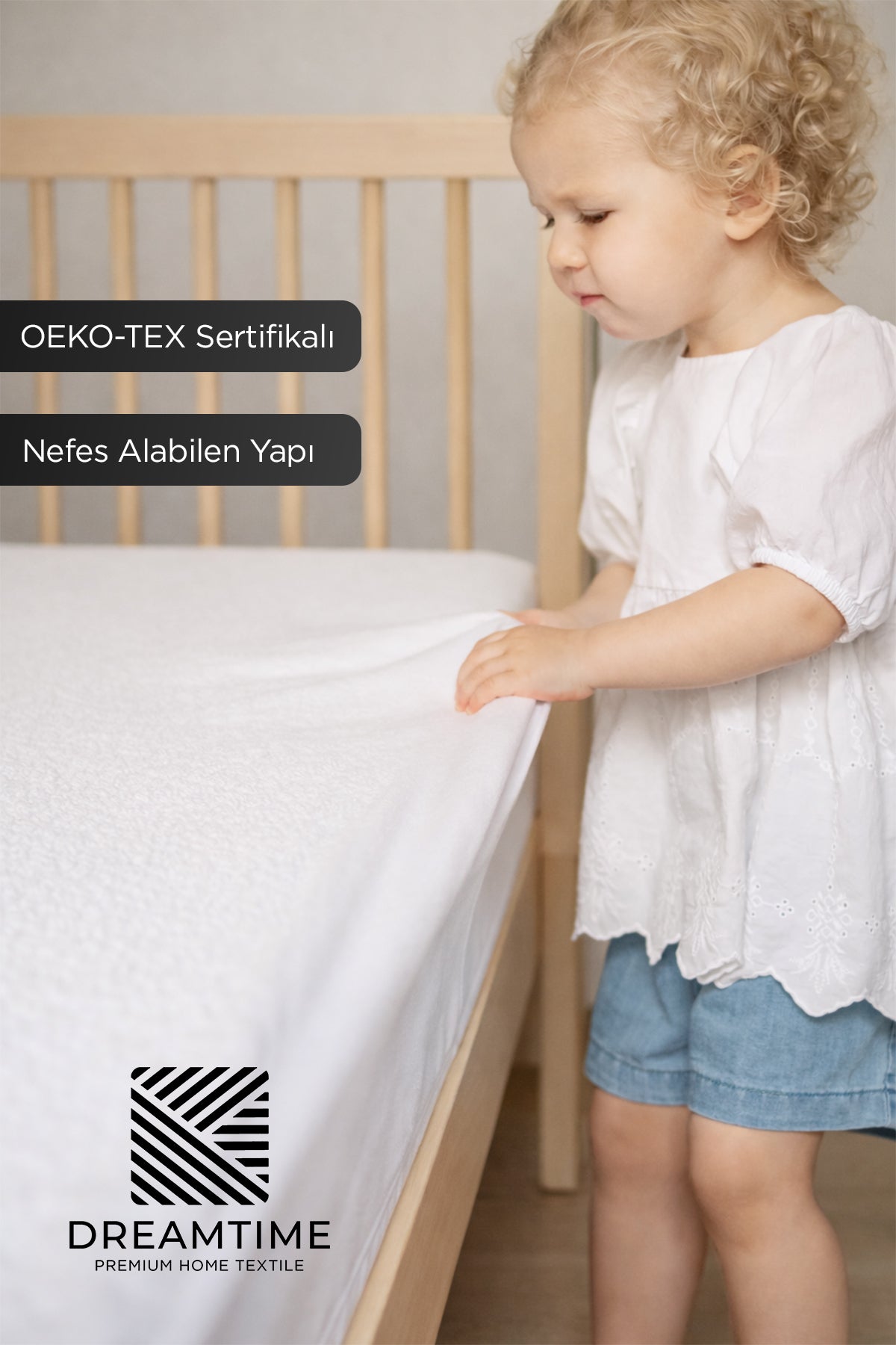 Dream Time Waterproof Cotton Baby & Kids Mattress Protector - MALLTURK