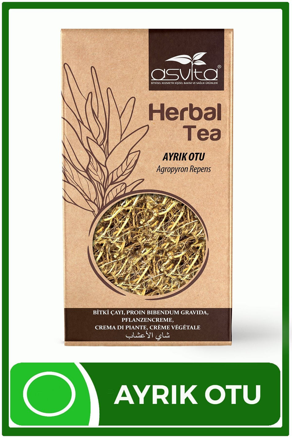 ASVITA Couch Grass Herbal Tea 40 gr