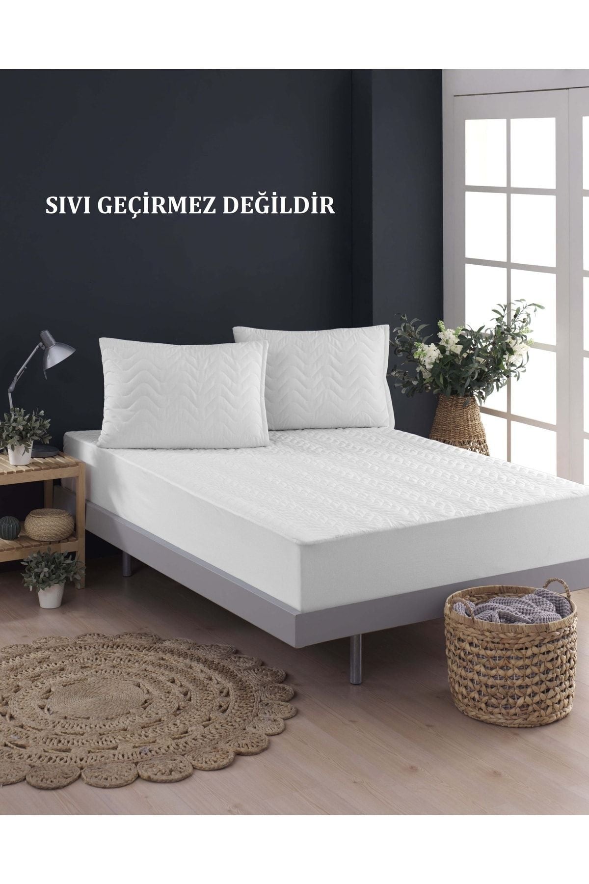VESSINOHOME Cotton Quilted Fitted Mattress Protector - MALLTURK