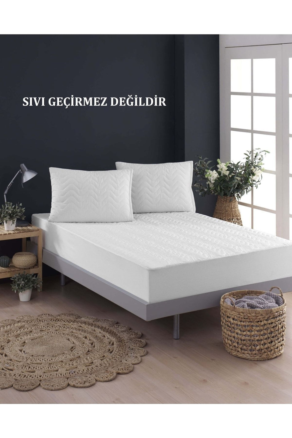 VESSINOHOME Cotton Quilted Fitted Mattress Protector - MALLTURK