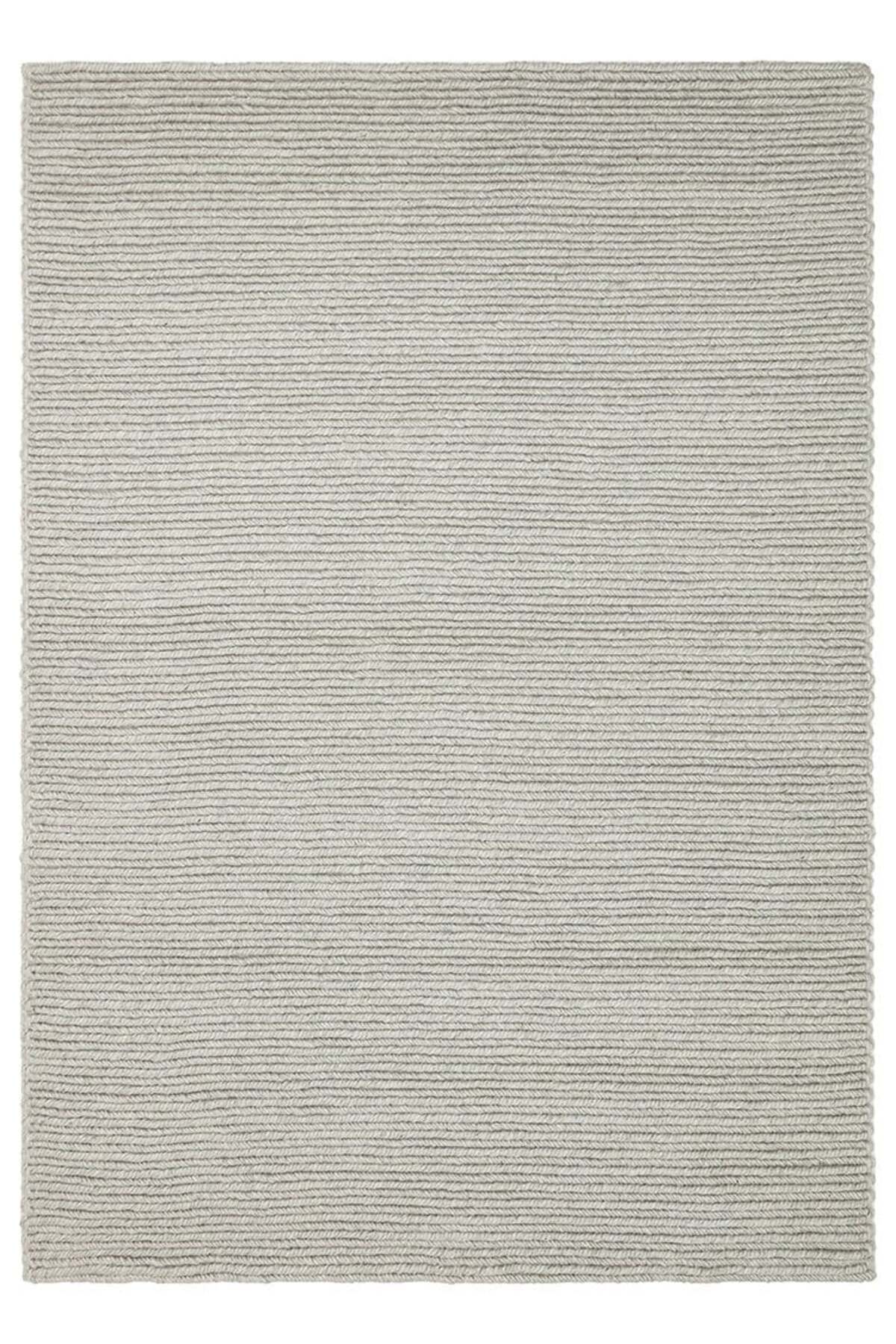 Vog Rug Navia Hand-Woven Wool Gray Living Room Rug | Natural Bohemian Tarz Kaliteli and Sik Decorative Rug VogSKR