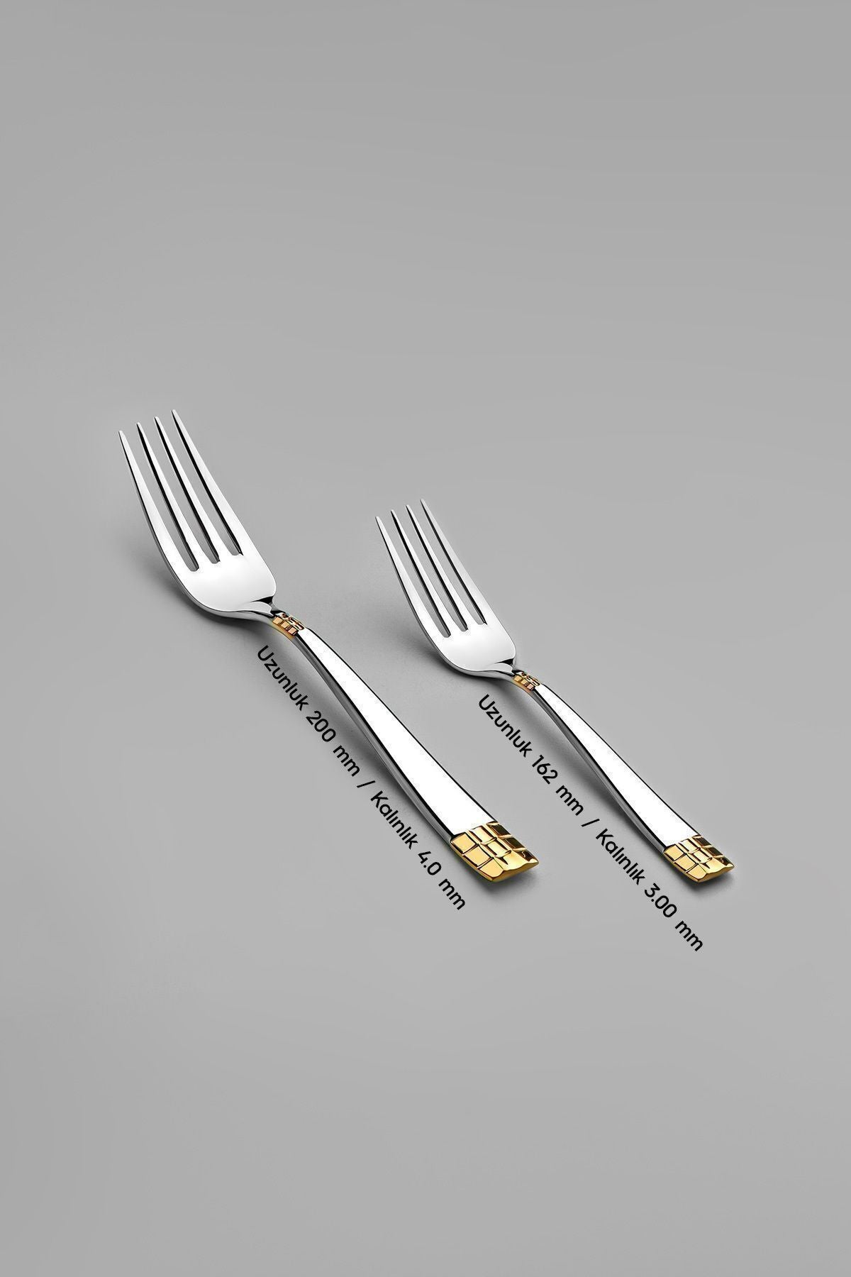 Nehir didim altin Plain 12 Place Setting 84 Piece deri Boxed Flatware Set - MALLTURK