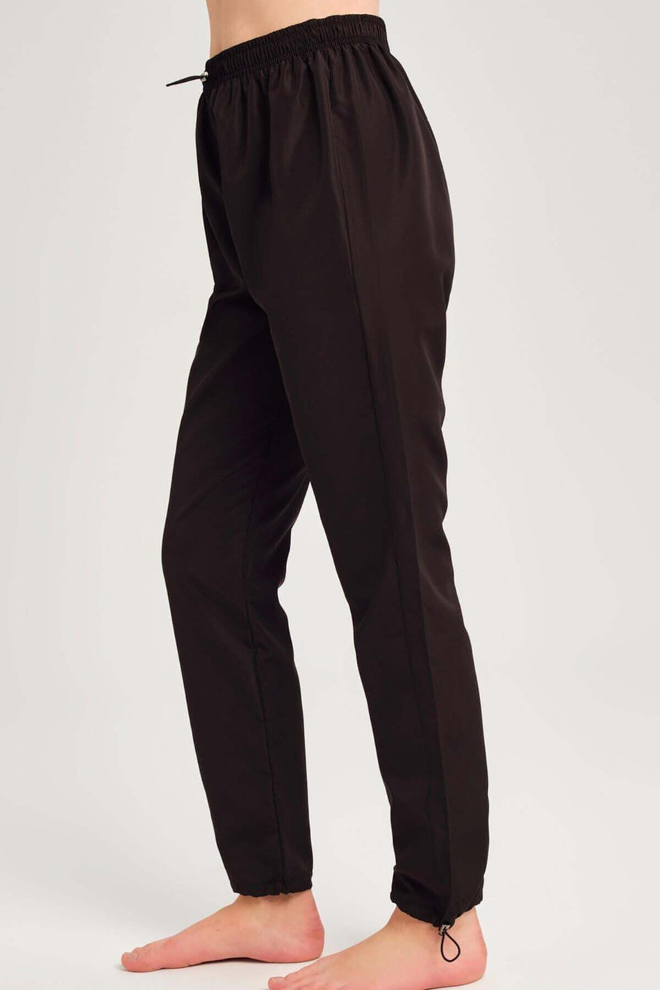 Hasema Woven Black Pants - MALLTURK