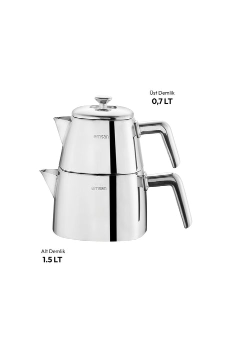 Emsan Tea Time Teapot Set Small 0.7 Lt - 1.5 Lt - MALLTURK