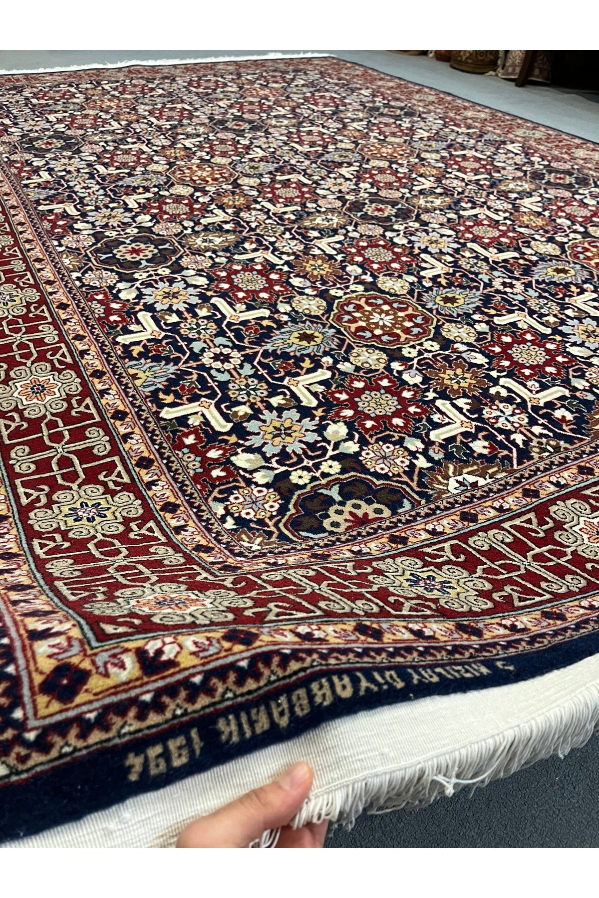 FT Halicilik Sumerbank Hereke Hand-Woven Rug 200x300 - 6 m2 Kafkas Design Saf Wool Antique Degerinde - MALLTURK