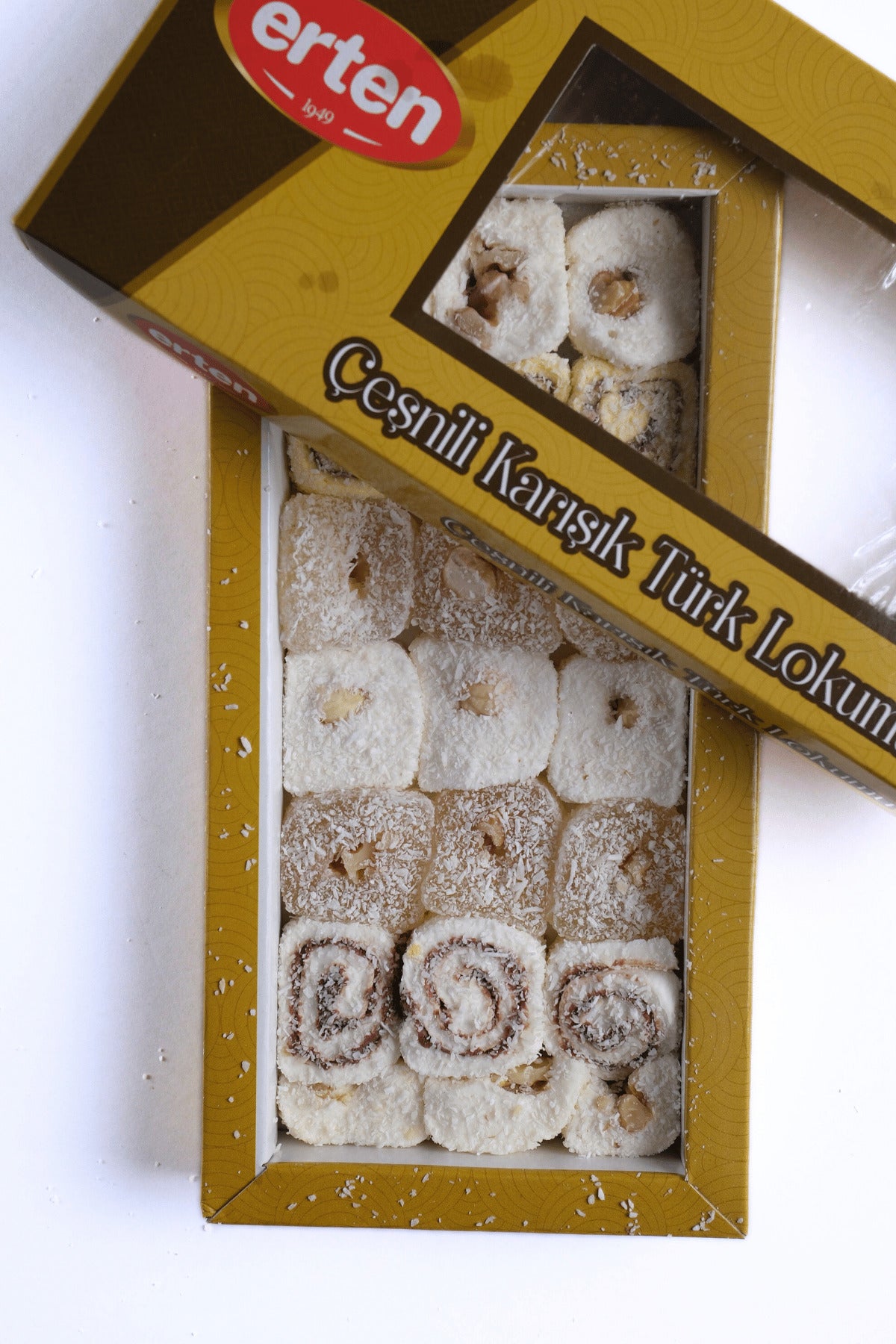 Erten sekerleme Gift Box Assorted Turkish Delight 250 g - MALLTURK