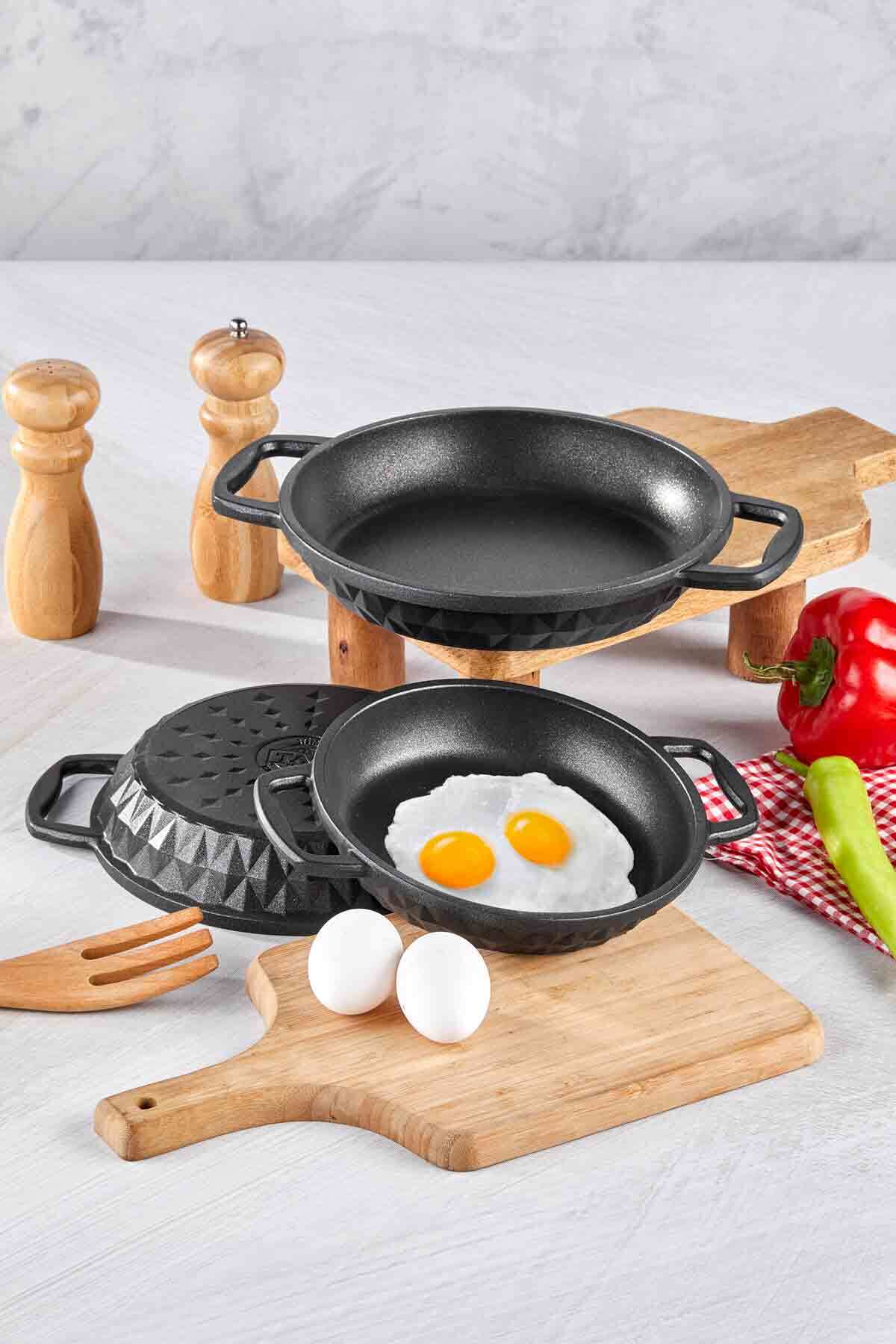 Tac Bella Cast Kapak 10 Piece Pot ve Saute Pan Set