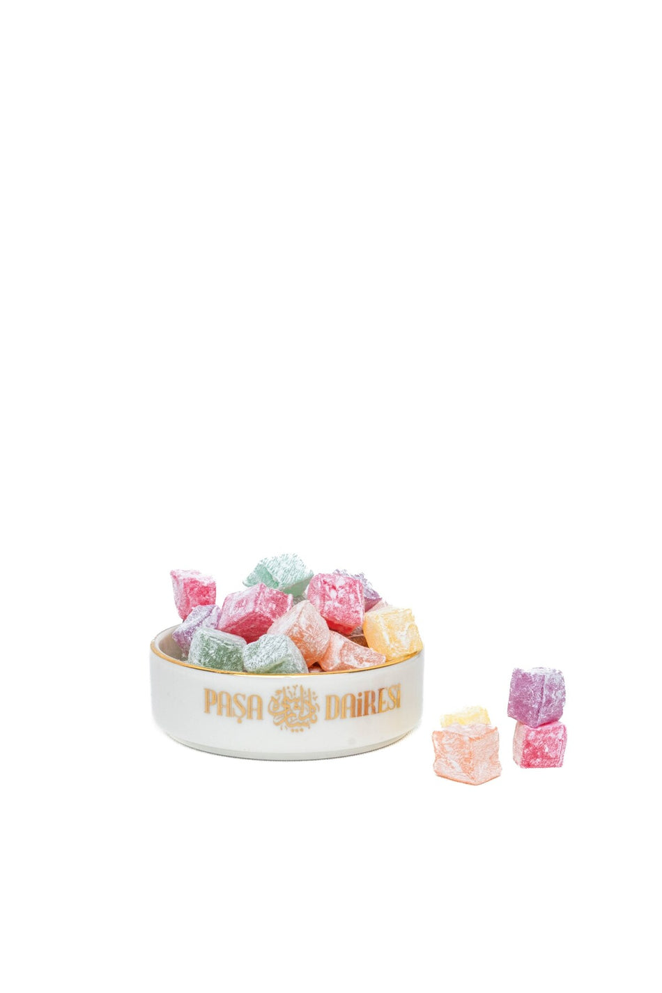 Pasa dairesi Assorted Fruit Flavored Mini Turkish Delight Gift Box kutulu 300 g - MALLTURK