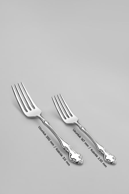 Nehir adriana Plain 84 Piece Boxed Flatware Set - MALLTURK