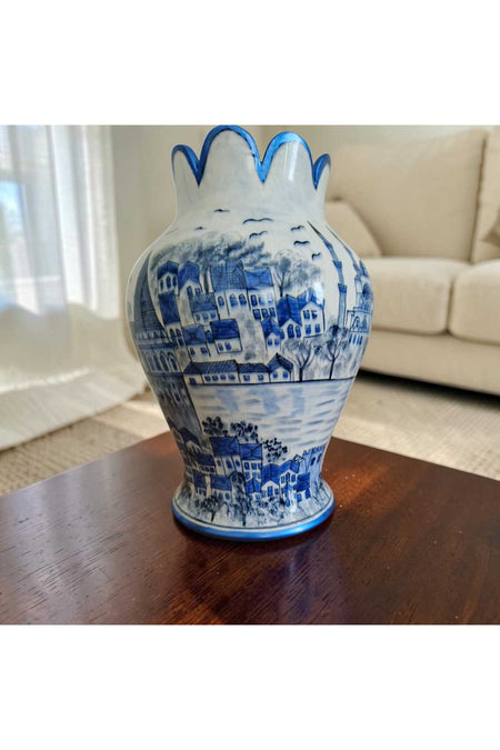 Sema Cini Handmade Ceramic 30 cm Vase - MALLTURK
