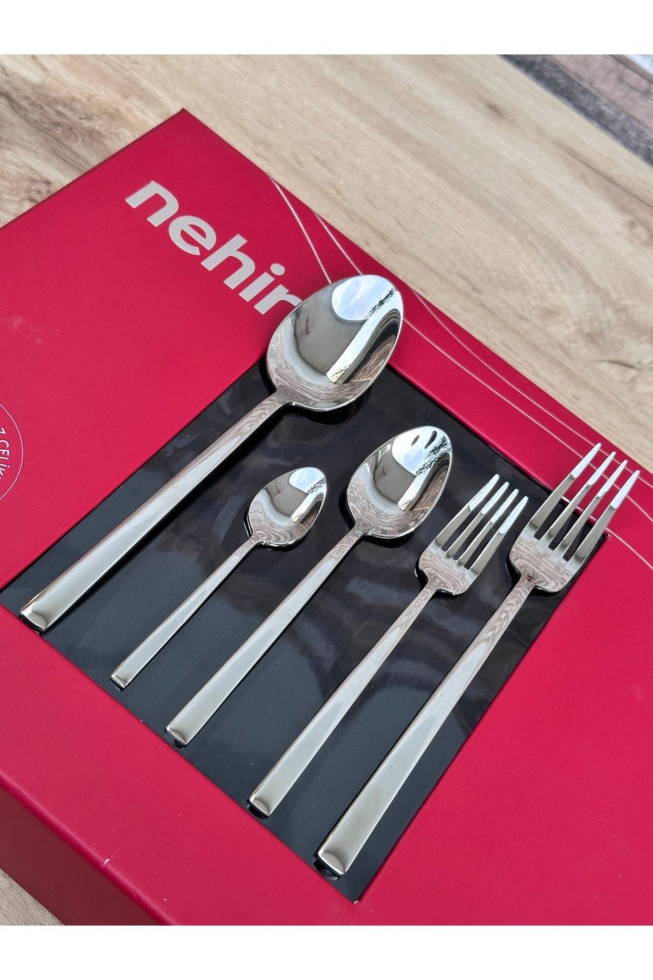 Nehir dalyan 12 Place Setting 60 Piece Spoon Set - MALLTURK