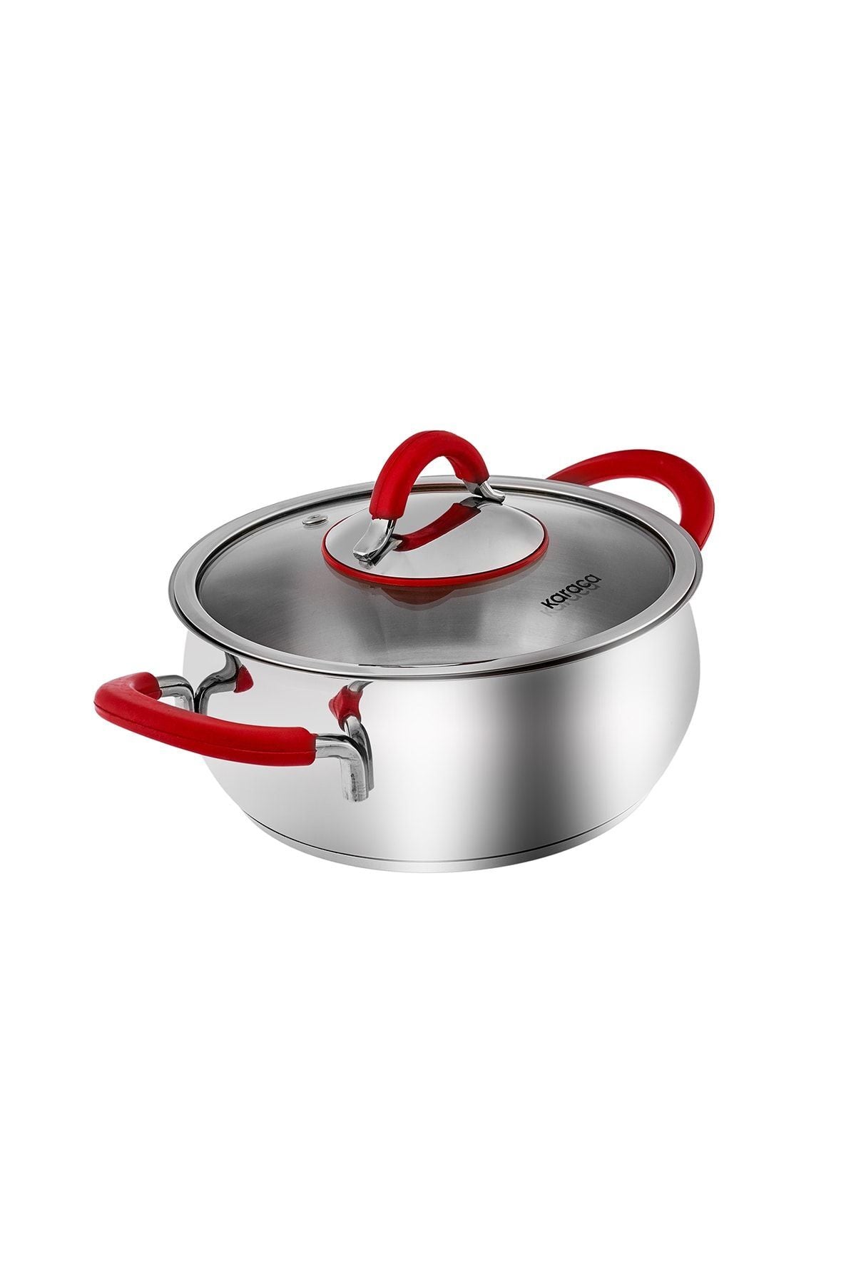 Karaca Oyster Induction Compatible Silikon Kulplu 8 Piece Cookware Set - MALLTURK