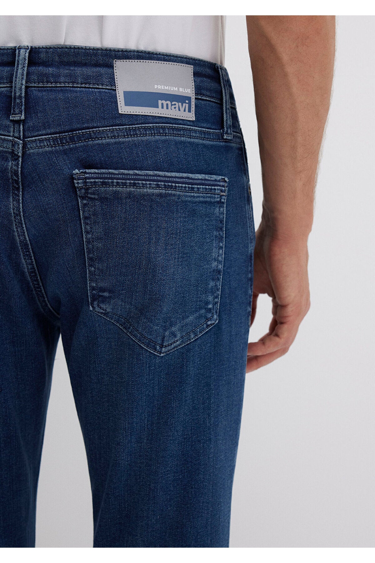 Martin Premium Mavi Shaded Dark Jeans 0037888222 - MALLTURK