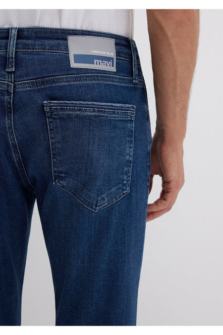 Martin Premium Mavi Shaded Dark Jeans 0037888222 - MALLTURK