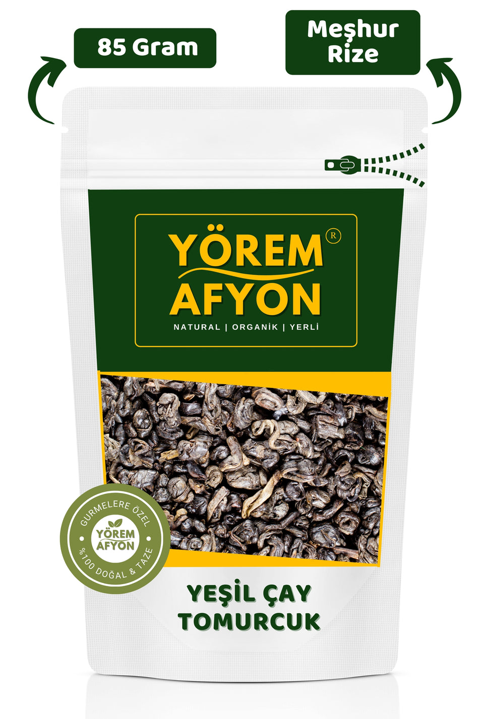 Gulcehre Rize Local Harvest Lush Green Diet-Friendly Smooth Bud Green Tea {Camellia Sinensis} | 85gr. - MALLTURK
