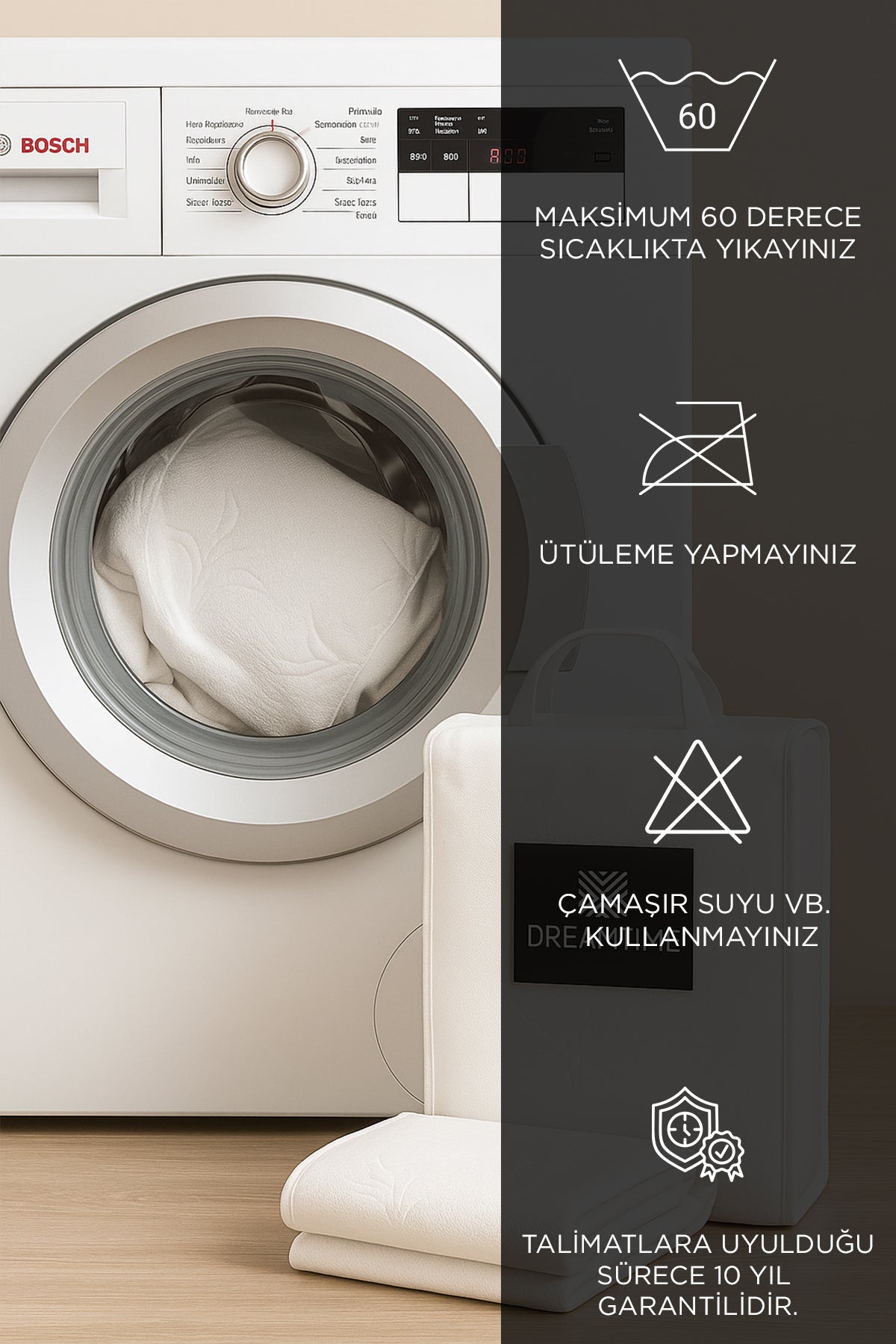 Dream Time Collagen Luxury Waterproof Mattress Protector - MALLTURK