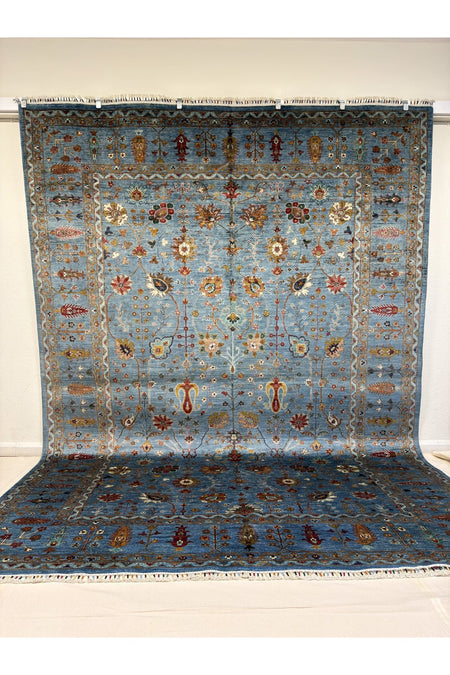 Afgan Rug Hand-Woven 100% Wool Natural Dye Elsanat Eseri with Harika SULTANI Design - MALLTURK