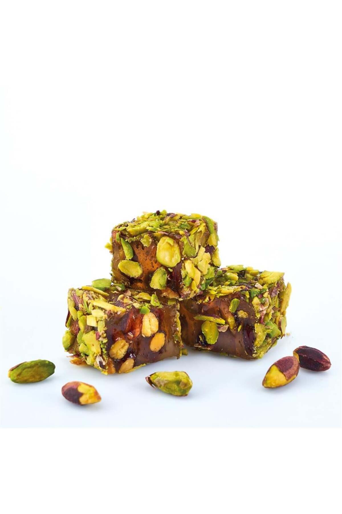 Lokum Atolyesi file Pistachio fistigi Coated Honey Pistachio Turkish Delight 500g - MALLTURK