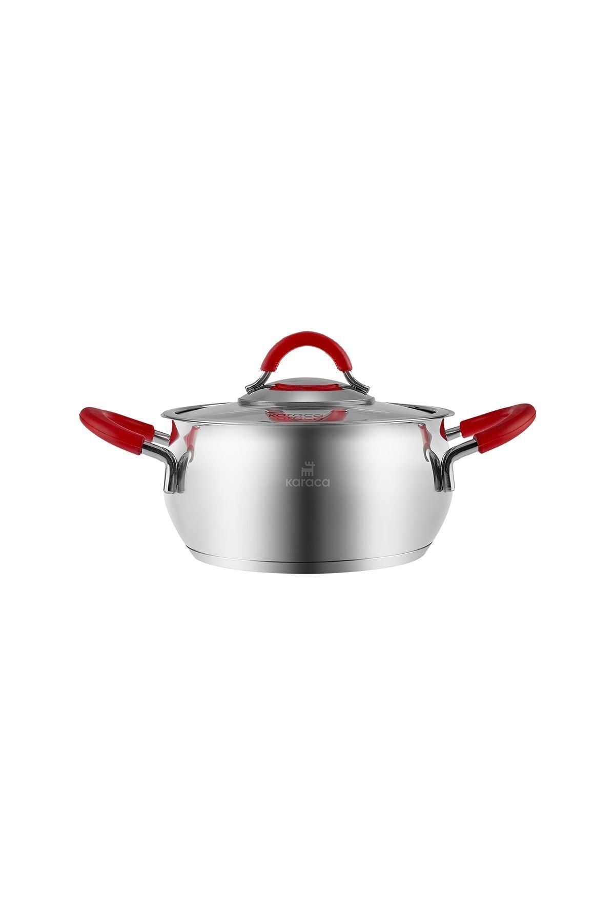 Karaca Oyster Induction Compatible Silikon Kulplu 8 Piece Cookware Set - MALLTURK