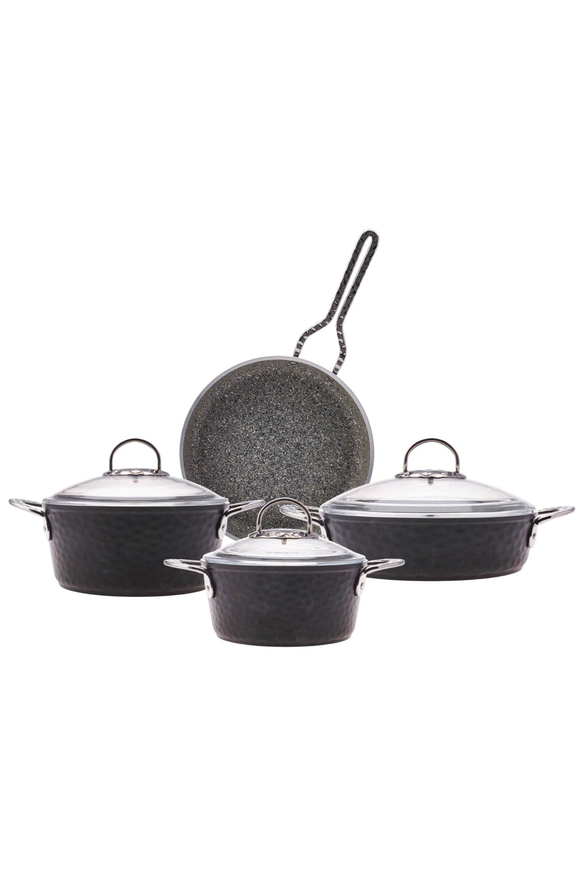 Emsan Nostalji 7 Piece Granite Cookware Set - MALLTURK