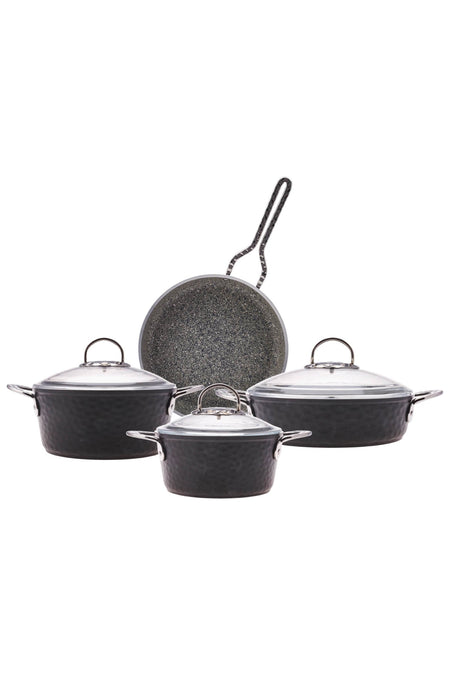 Emsan Nostalji 7 Piece Granite Cookware Set - MALLTURK