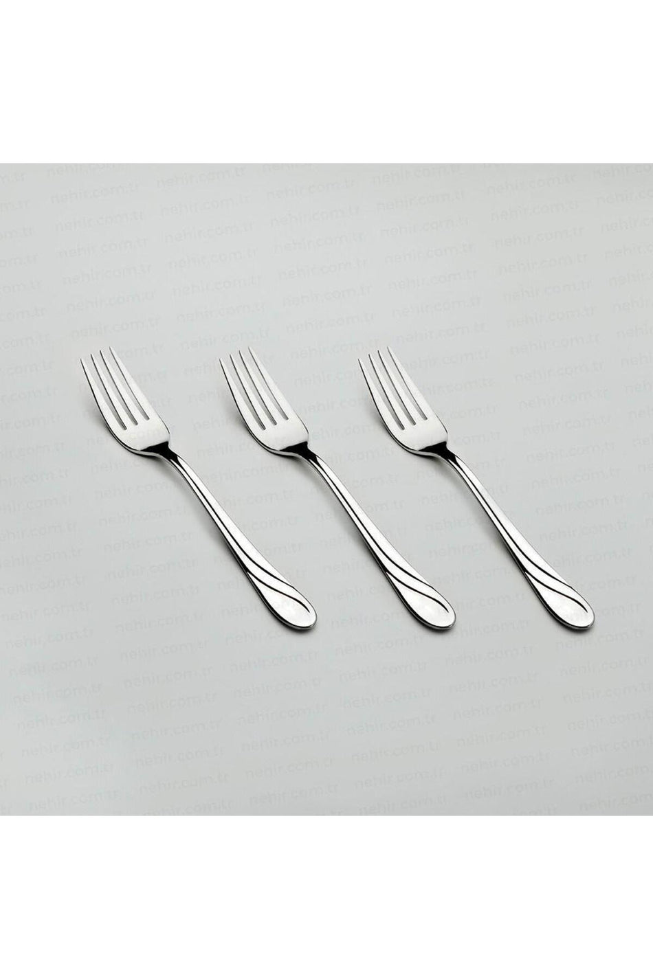 Nehir safir Dinner Fork 6 Pack Stainless Steel yemek Fork - MALLTURK