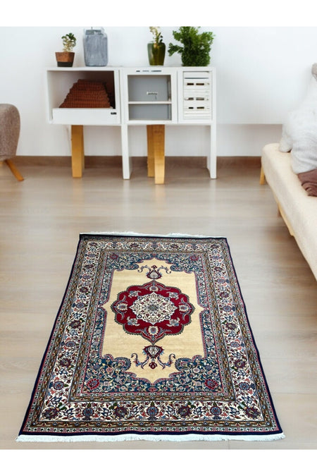 SIRVAN Rug Hand-Woven Hereke Rug - 177x269 - MALLTURK