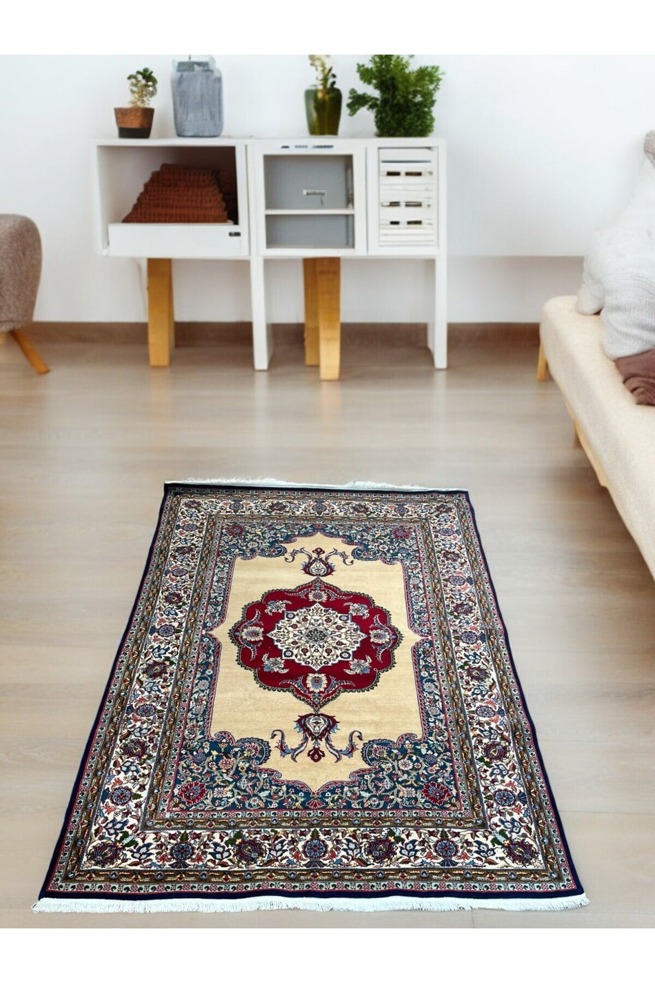 SIRVAN Rug Hand-Woven Hereke Rug - 177x269 - MALLTURK