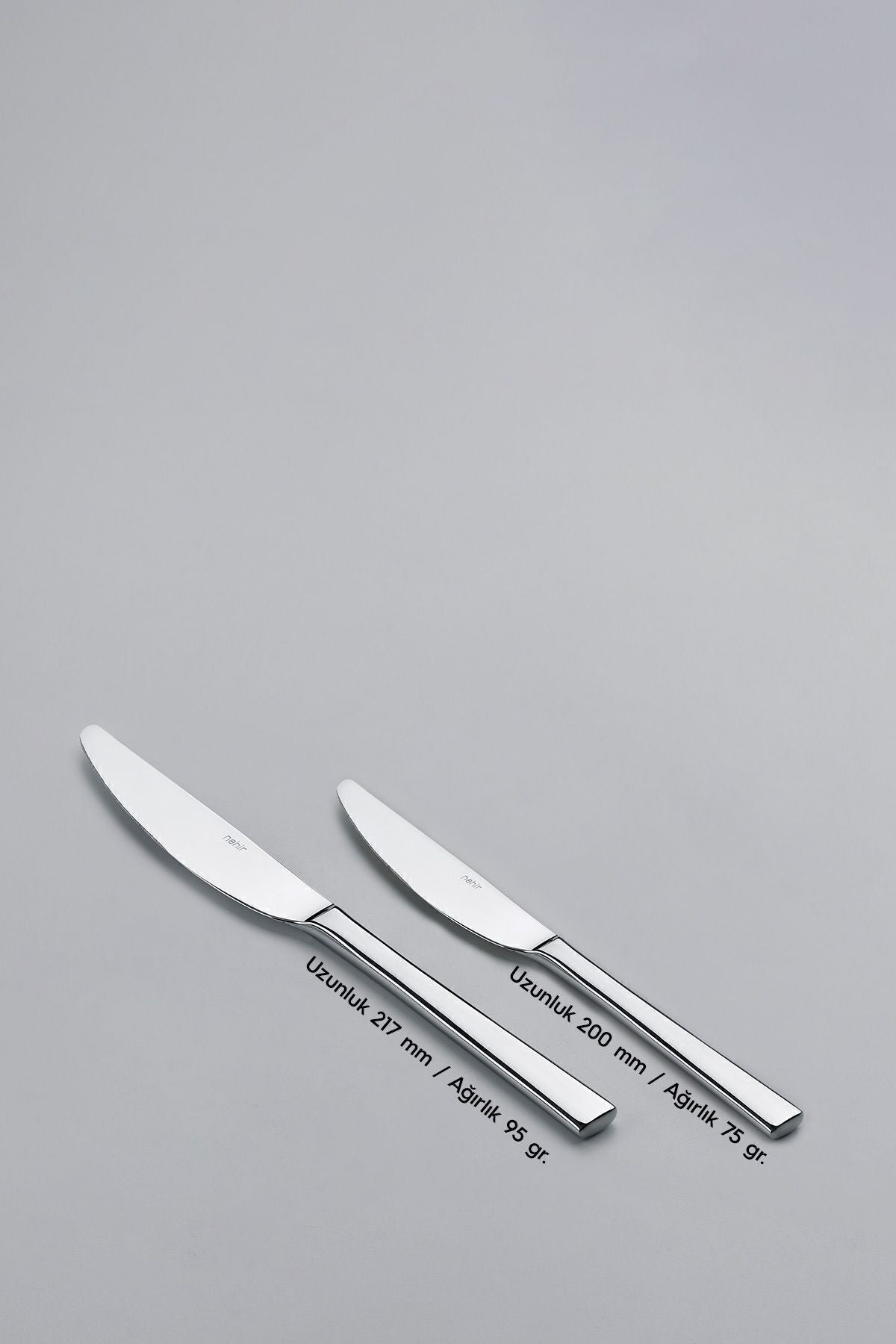 Nehir deniz Plain 12 Place Setting 84 Piece Boxed Flatware Set - MALLTURK
