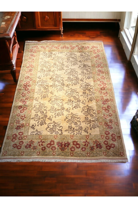 SIRVAN Rug Turkish Usak Hand-Woven Rug - 172x247