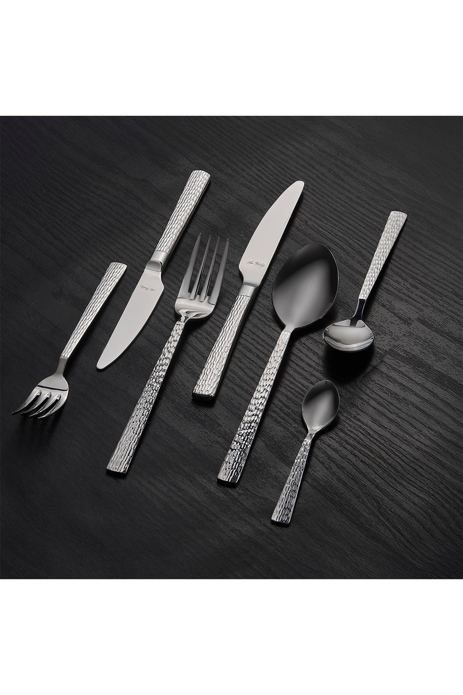 Aryildiz piero 84 Piece 12 Place Setting Flatware Set - MALLTURK