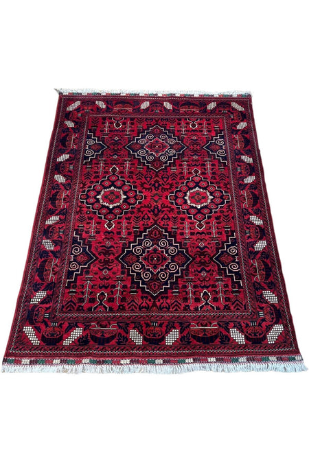 SIRVAN Rug Hand-Woven Afghan Rug - 204x151