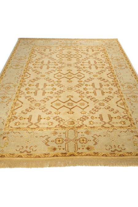 Halicizade Sultan Serisi Cicek Pattern Hand-Woven Rug - MALLTURK