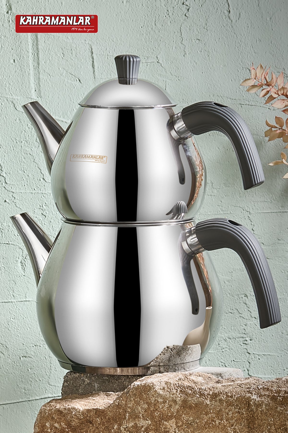 Kahramanlar Damla Mini Teapot Set 1.85 LT - MALLTURK