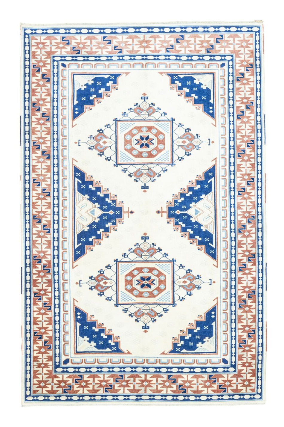 Soho Antiq Simay Geometric Design Hand-Woven Rug 199x312 cm - MALLTURK