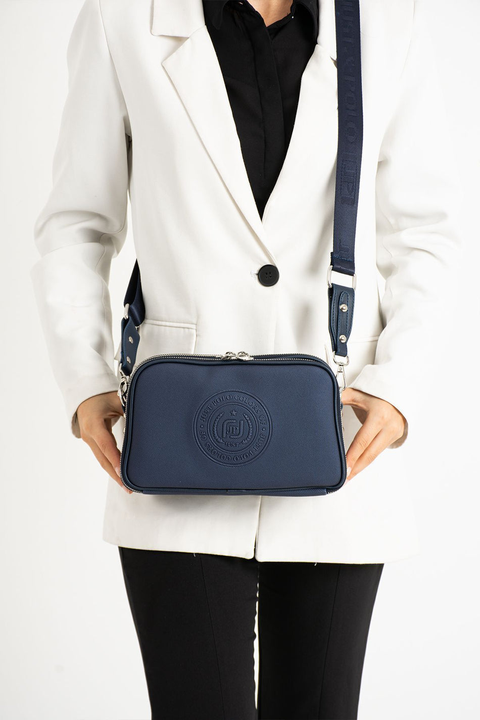 Just Polo JustPolo Women's Shoulder & Messenger Bag Navy Blue - MALLTURK
