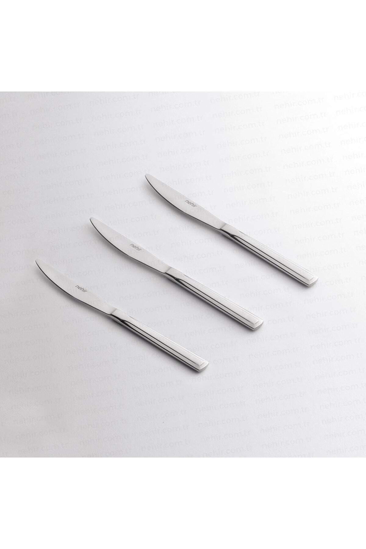 Nehir milano Plain 6li Dessert Knife - MALLTURK