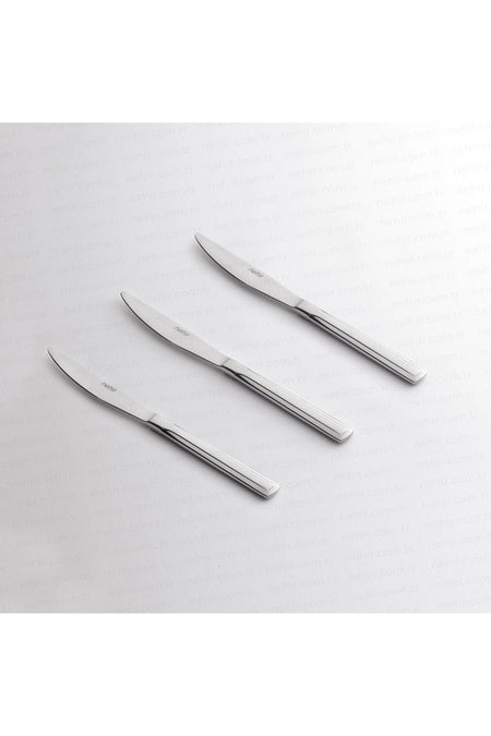 Nehir milano Plain 6li Dessert Knife - MALLTURK