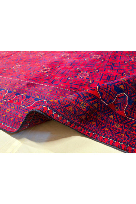 Afgan Rug Hand-Woven 100% Wool Natural Dye Harika Yildiz Design - MALLTURK